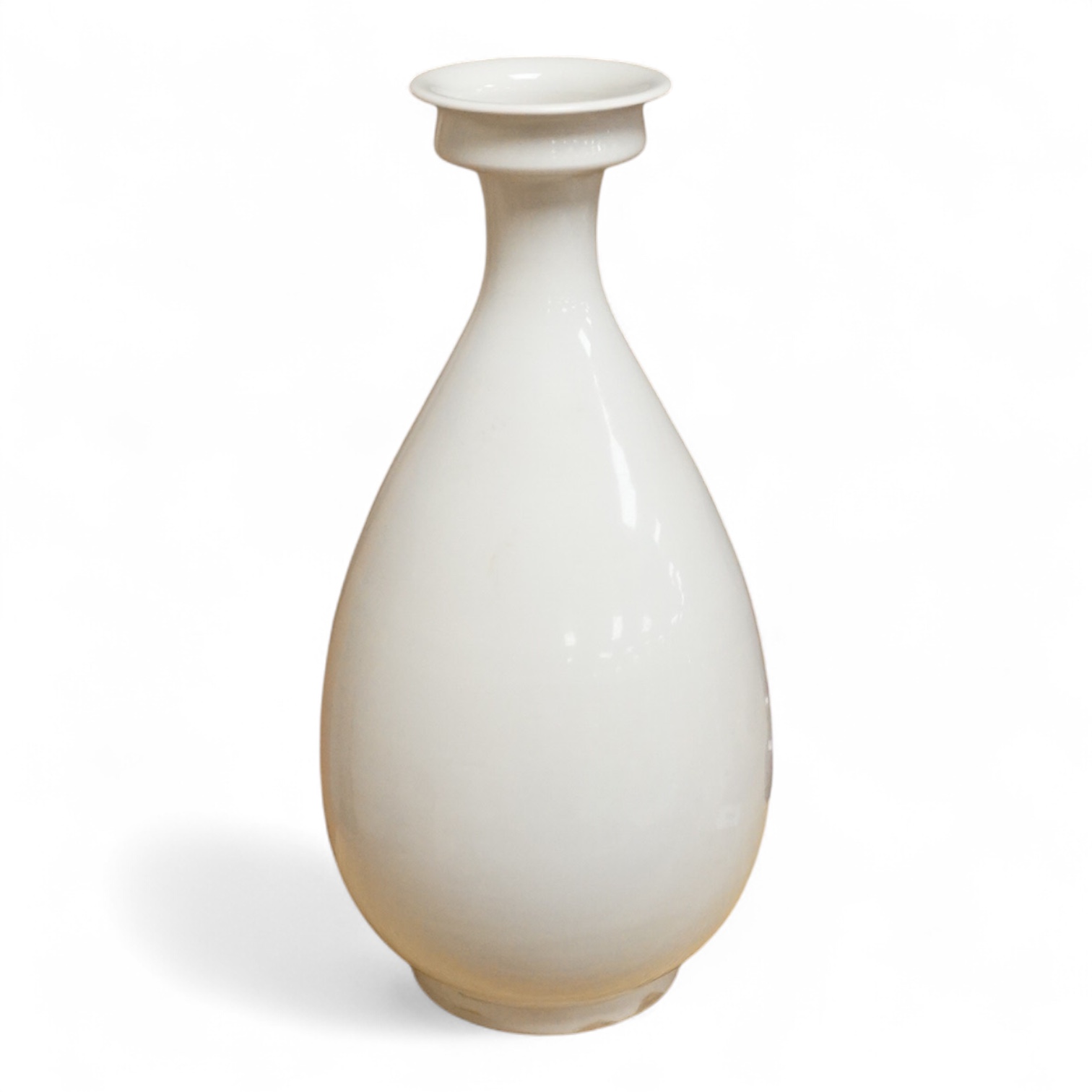 A Chinese white ding type vase, 27cm high
